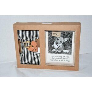 Mud Pie Muddy Paws Dog Frame Plush Toy and Frame Gift Set Journey of Life